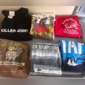 6 vintage sm nature / location destination shirt bundle b6 all jesus  animal